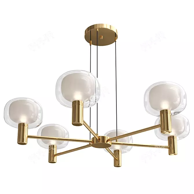 Modern Vision Pendant Light 3D model image 1