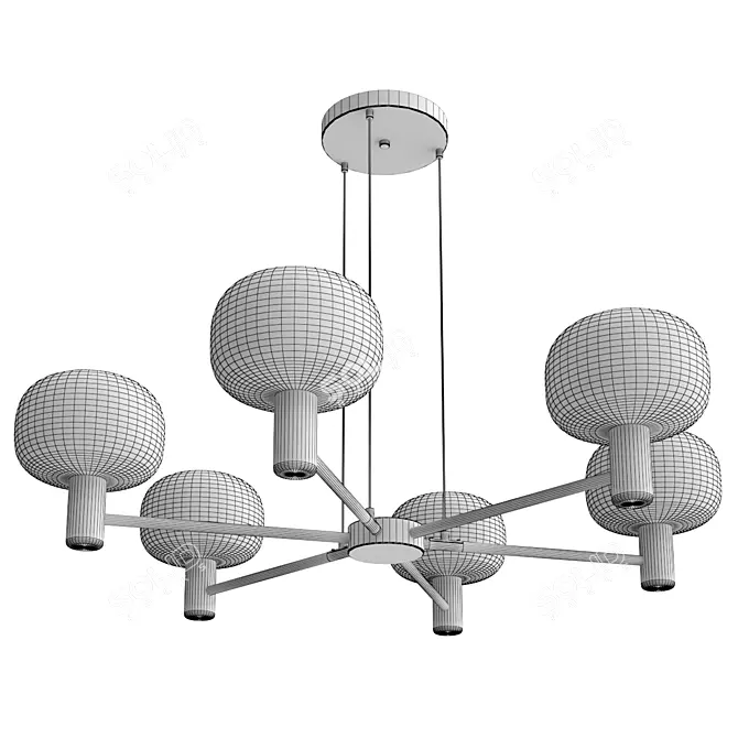 Modern Vision Pendant Light 3D model image 2