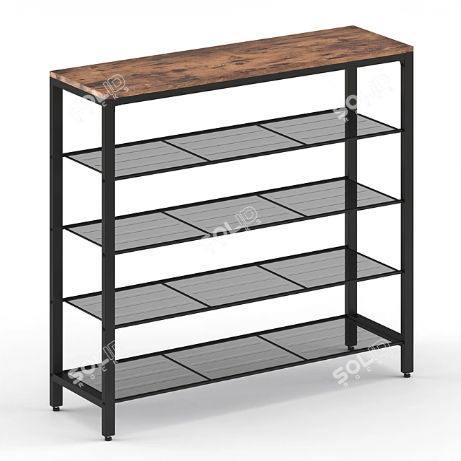 Vasagle Shoe Rack, Steel-DSP 3D model image 1