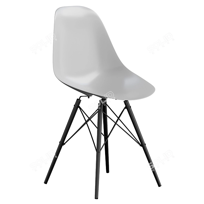 Eames Plastic Chair: Modern Classic 3D model image 3