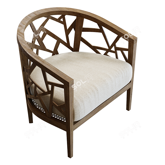 Ankara Armchair 3D Model | High-Quality 3D model image 2