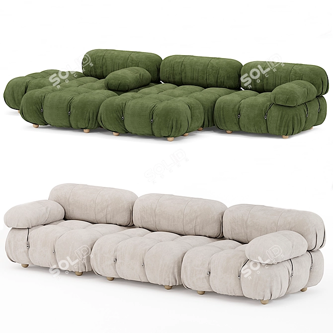Modular Camaleonda Sofa by Bellini 3D model image 1