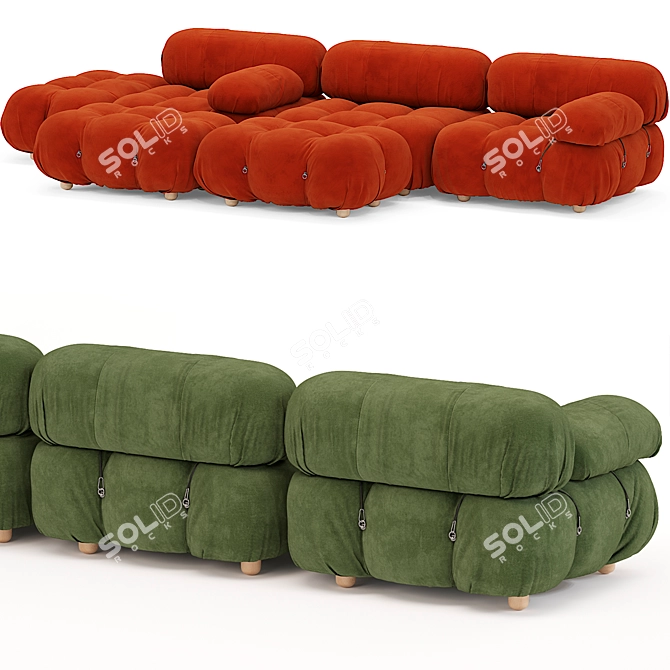Modular Camaleonda Sofa by Bellini 3D model image 4
