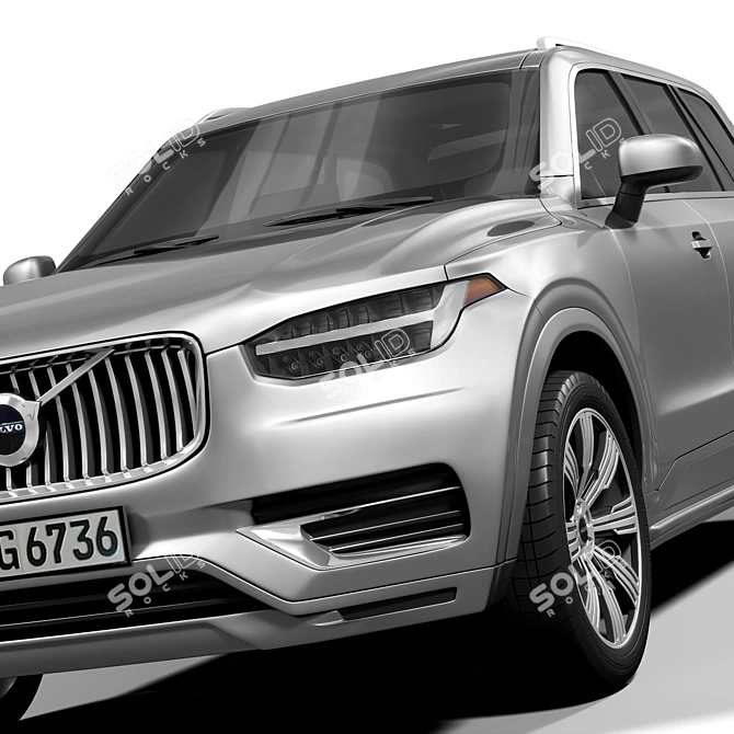 Premium Volvo XC90 Model 3D model image 2