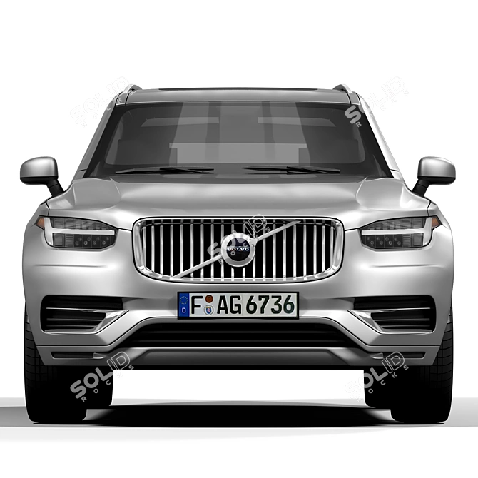 Premium Volvo XC90 Model 3D model image 3