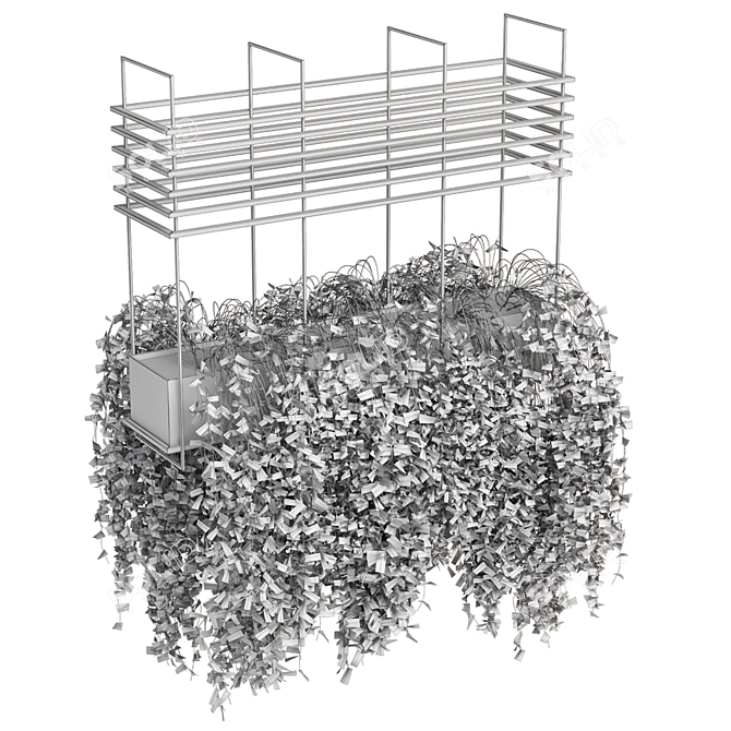  Modern Hanging Plant Set 460 3D model image 5