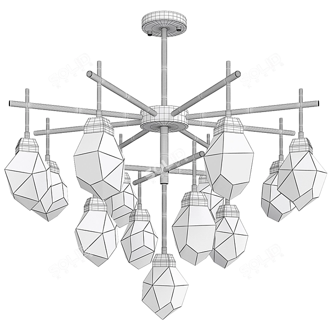 Contemporary Cristel-B Lamp 2013 Edition 3D model image 2