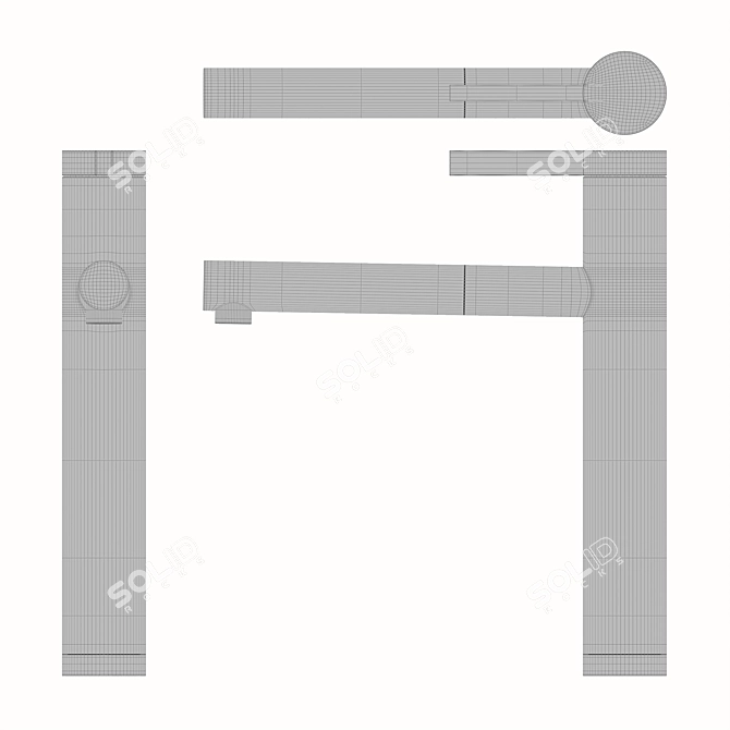 Blanco Linee-S Mixer Collection 3D model image 4