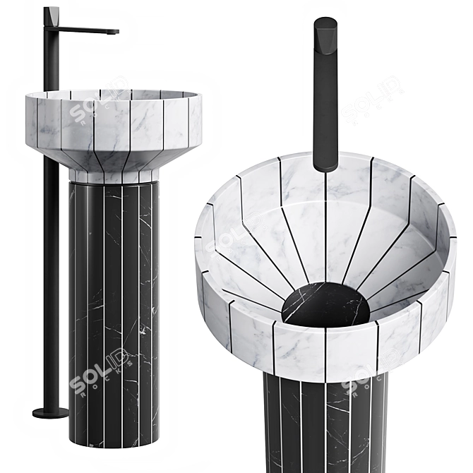 Elegance Redefined: Antoniolupi Sink 3D model image 1