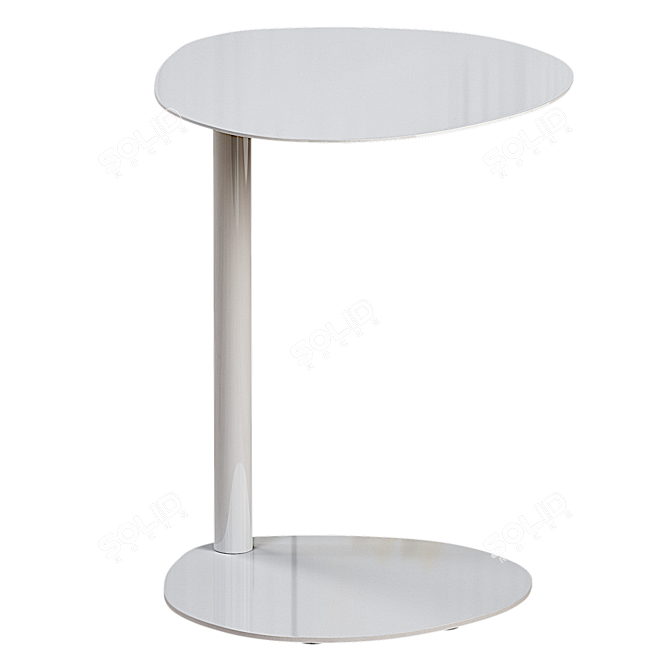 Modern Minimalist Side Table Design 3D model image 4