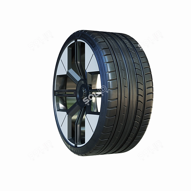 Polestar O2 Wheels, Set of 4 3D model image 3