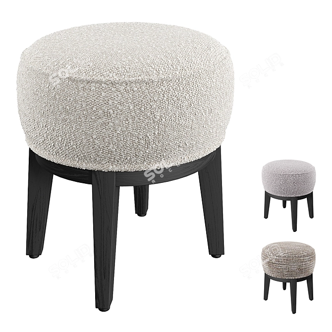 Eichholtz Jarrett Stool Collection 3D model image 7