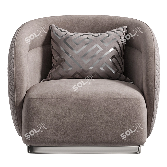 Contemporary Velar Armchair, 2015 Version 3D model image 2