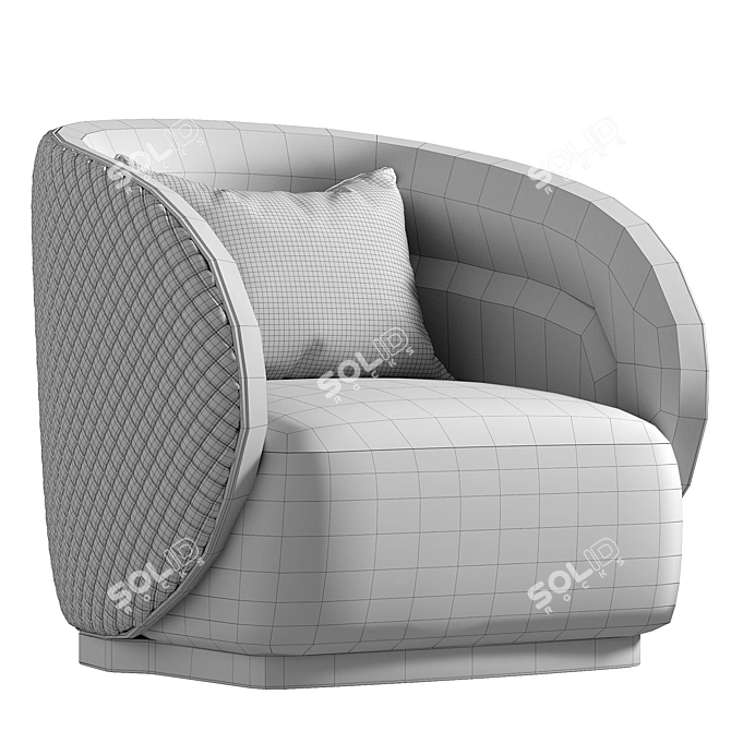 Contemporary Velar Armchair, 2015 Version 3D model image 4