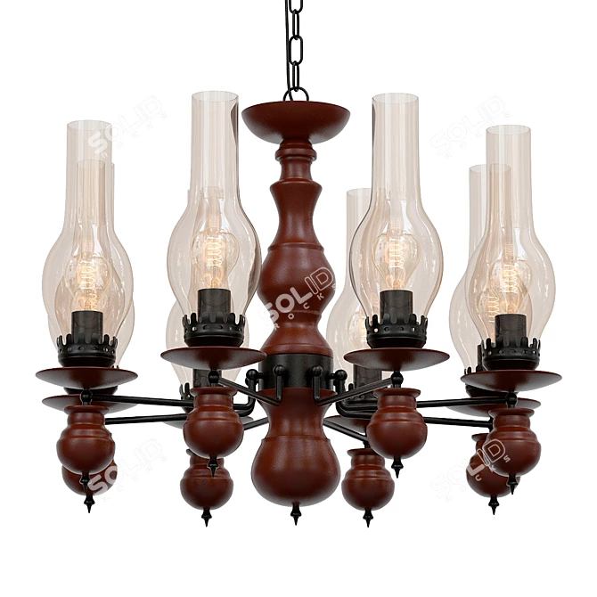 Orca Brand Diving Watch 3D model image 1