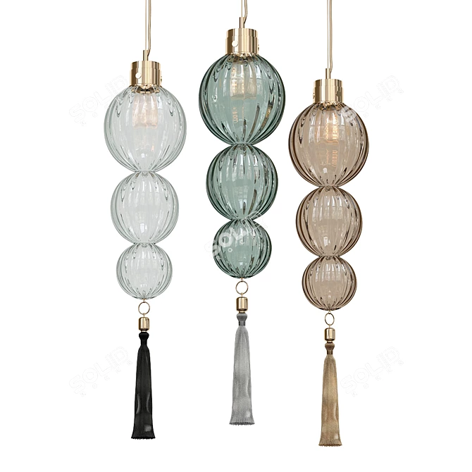 Medina Pendant Light Fixture 3D model image 1