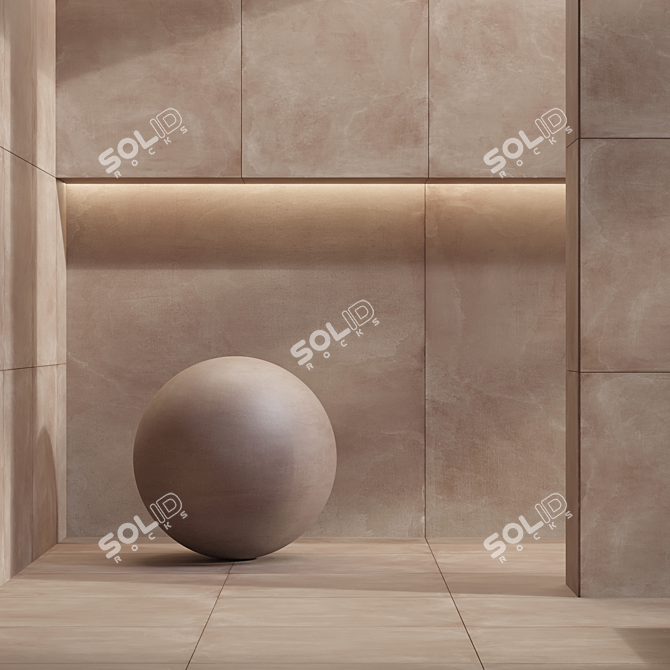 Cement Terracota Effect Bundle Kit 3D model image 3