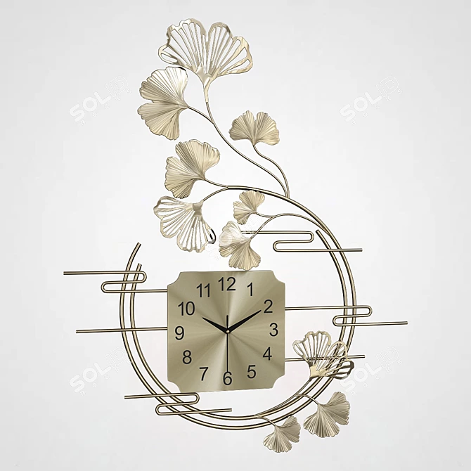 ImperiumLoft Designer Wall Clock 3D model image 2