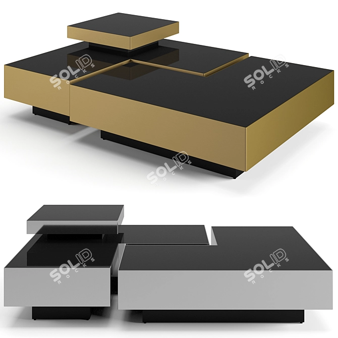 Elegant Eichholtz Nio Coffee Set 3D model image 1