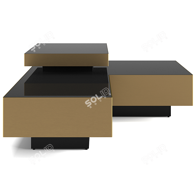 Elegant Eichholtz Nio Coffee Set 3D model image 6