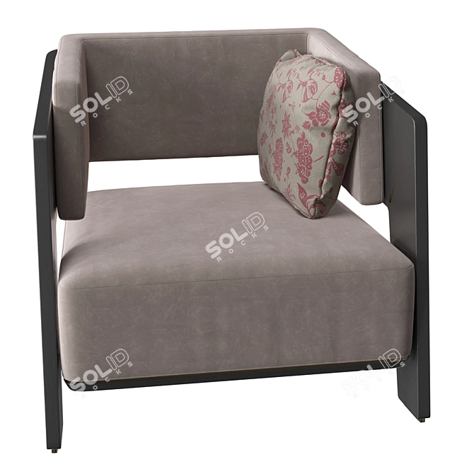 Glamorous Roman-inspired Armchair: Luxxu Galea 3D model image 2