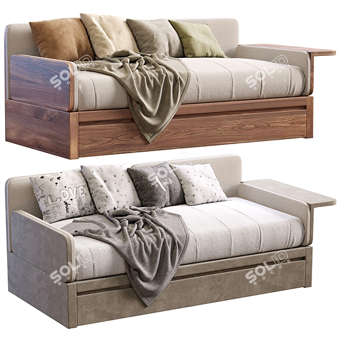 Modern Style Sofa Bed 2013 3D model image 1