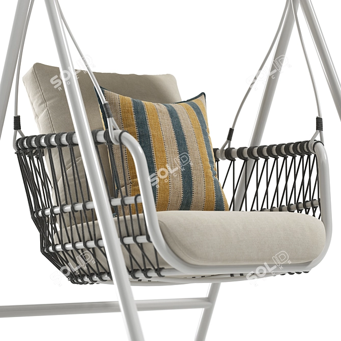 Modern GEMMA PIKE Swing Set 3D model image 5