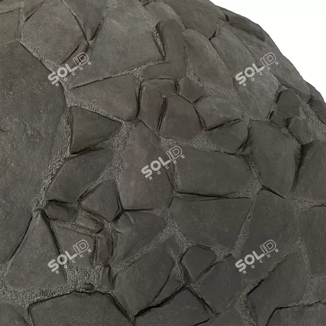 Field Stone 05 PBR Textures 3D model image 4