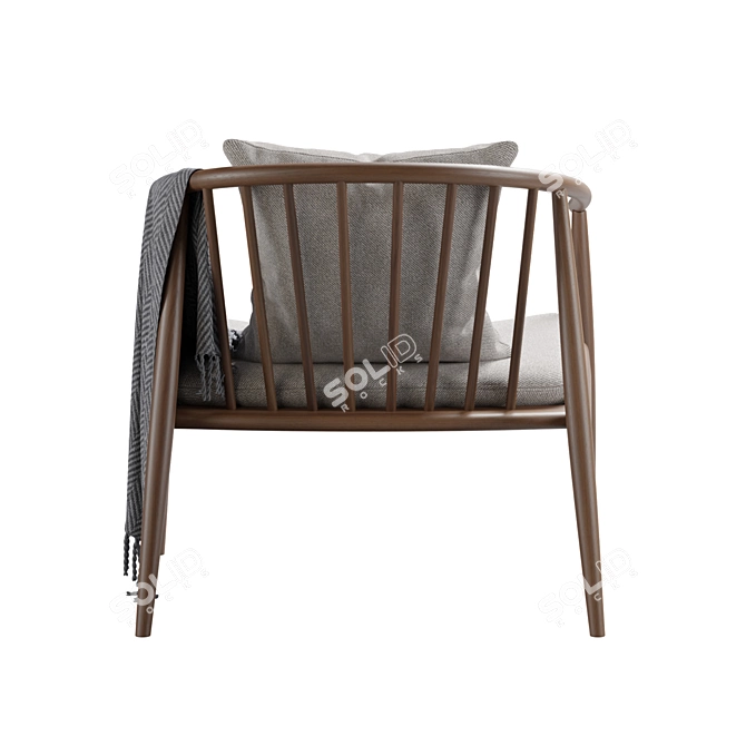 Elegant Reprise Chair Design 3D model image 7