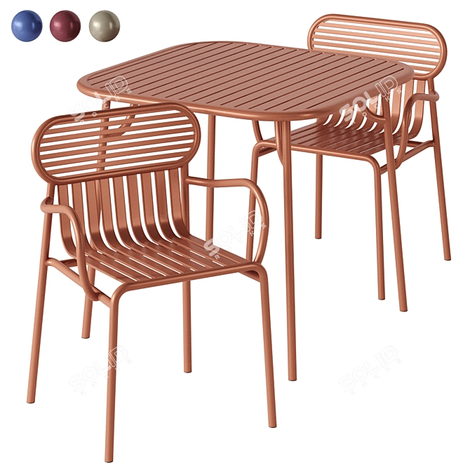 Week-end Petite Friture Garden Furniture 3D model image 1