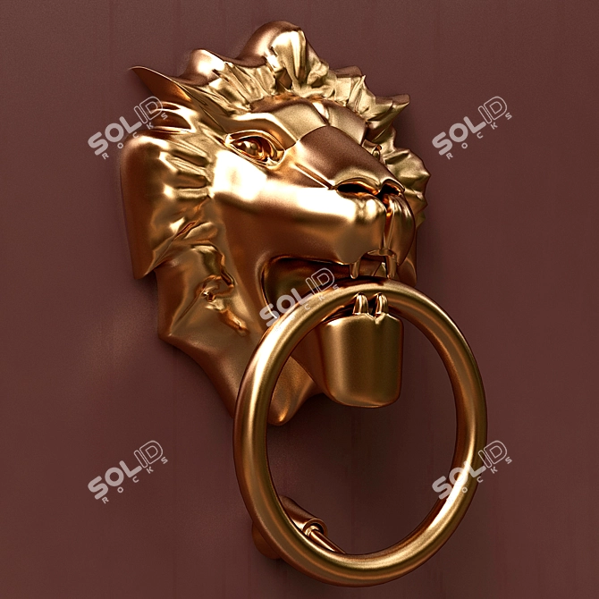 Modern RAL 8017 Door Kit 3D model image 2