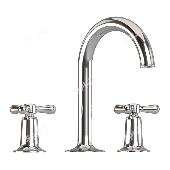 Riverun Lavatory Faucet Handles 3D model image 1