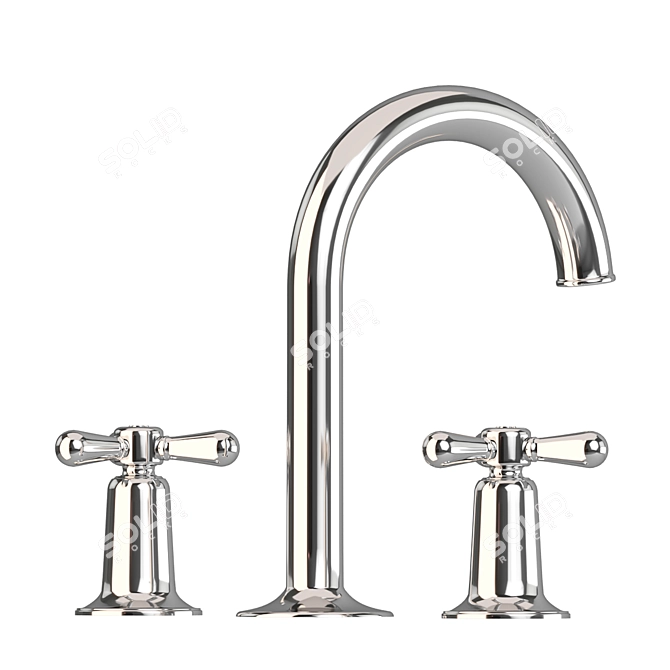 Riverun Lavatory Faucet Handles 3D model image 2