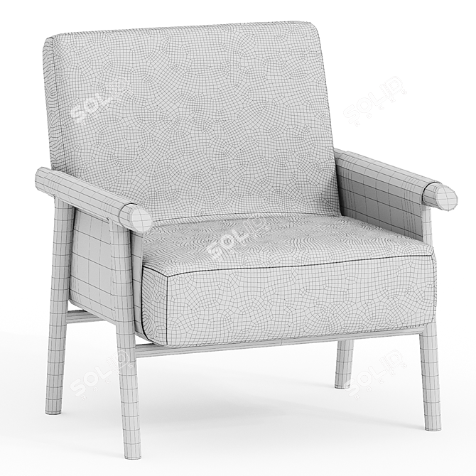 Modern Elegance Lounge Seating 3D model image 3