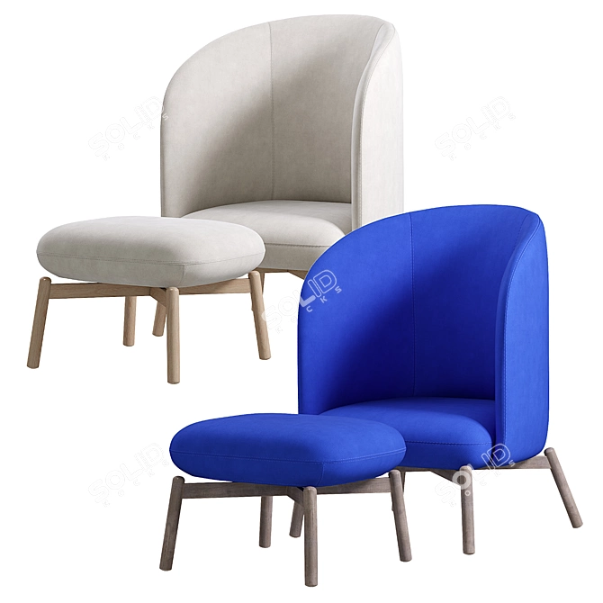 Modern Multifunctional Furniture Piece 3D model image 5