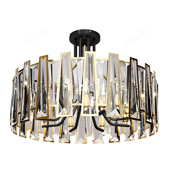 Luxury Italian Arte Lamp AMBER 3D model image 1