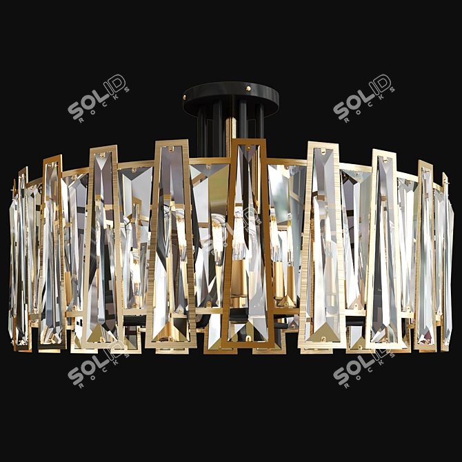 Luxury Italian Arte Lamp AMBER 3D model image 3