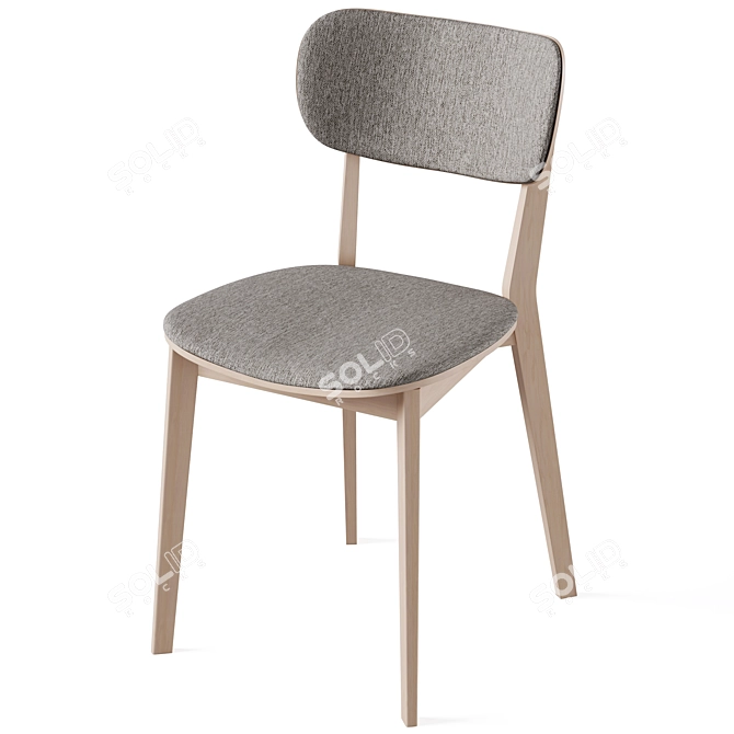  Scandinavian Kato Chair Collection 3D model image 5