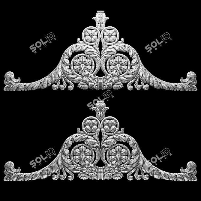  CNC Wood Carving Model Set 3D model image 2