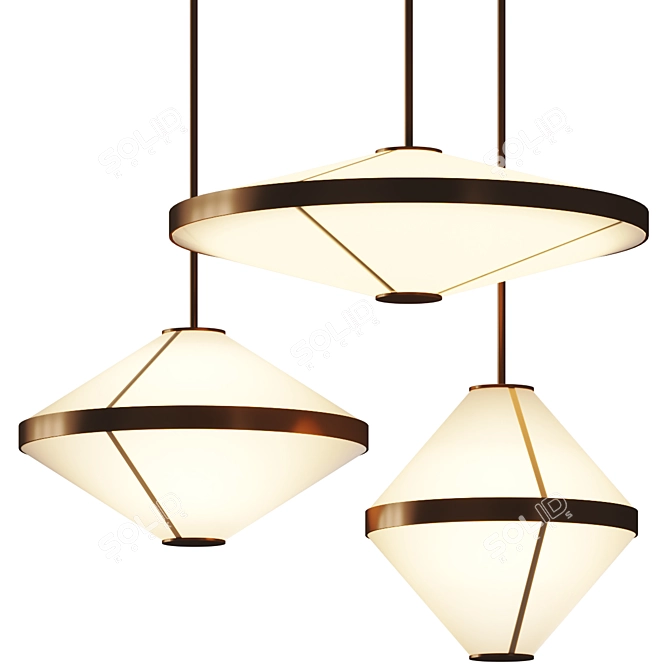 Eje Pendant Light Fixture 3D model image 1