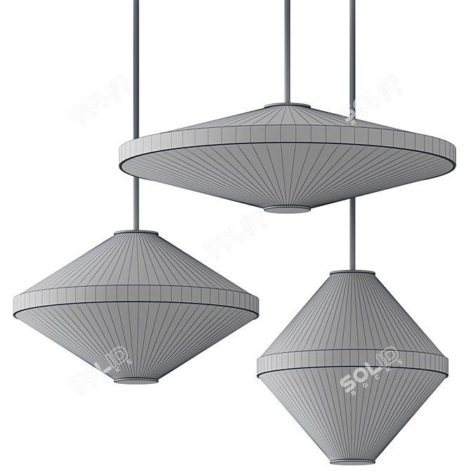 Eje Pendant Light Fixture 3D model image 2
