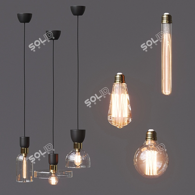 Vera Pendant Light Collection 3D model image 2