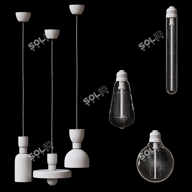 Vera Pendant Light Collection 3D model image 6