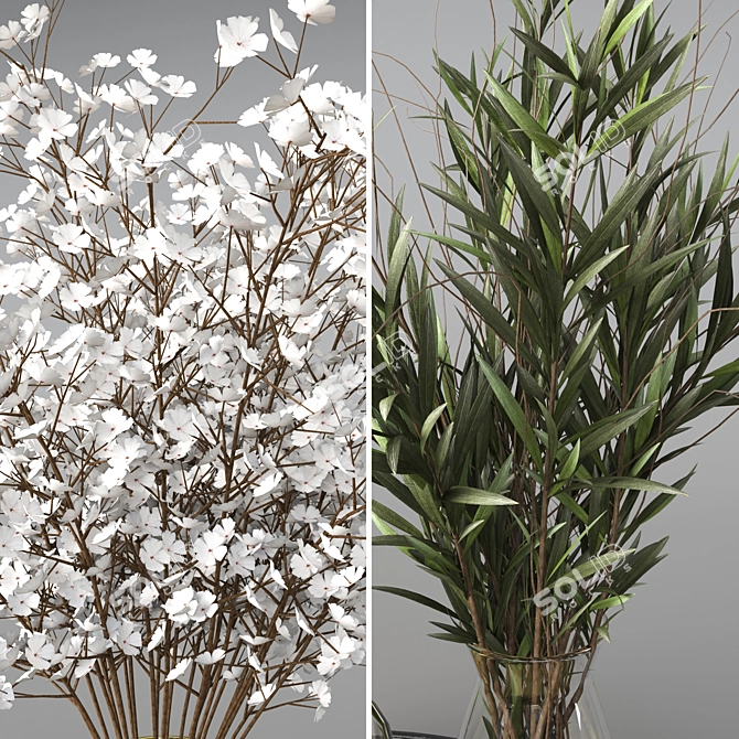 Modern Decor Set 15 3D model image 4