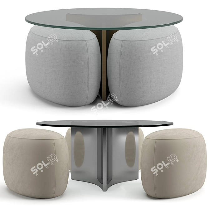 Elegant Eichholtz Modus Coffee Table 3D model image 1