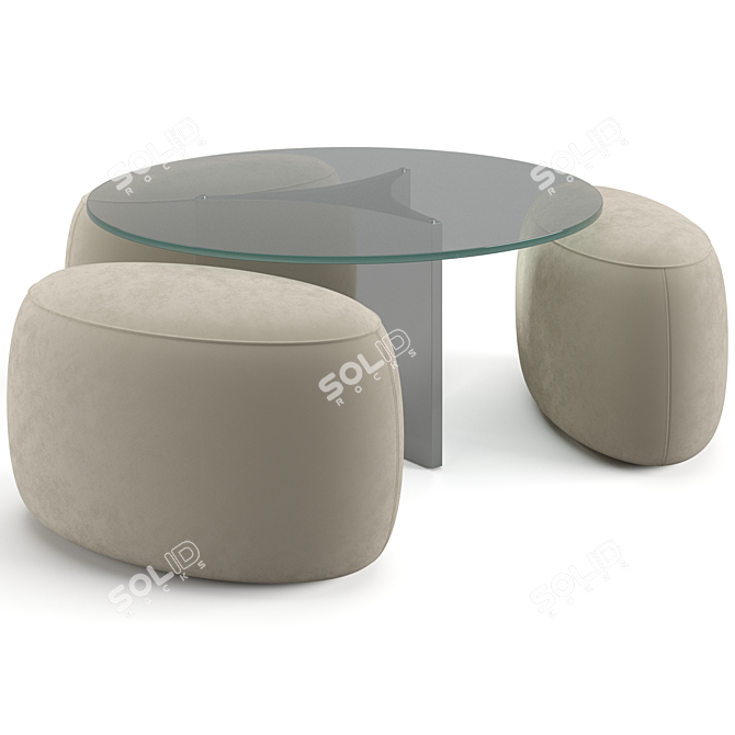 Elegant Eichholtz Modus Coffee Table 3D model image 5