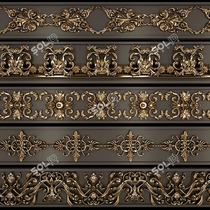 3D Software Ornament Pack 3D model image 1