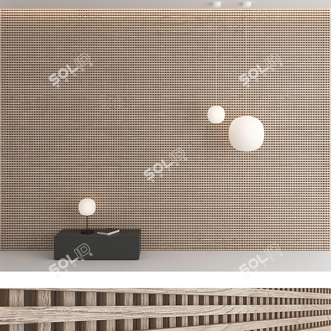 Decorative Wall Panel Set 78 3D model image 4
