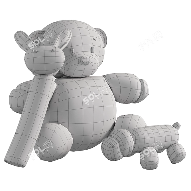 Plush Toy Collection 2015 3D model image 3