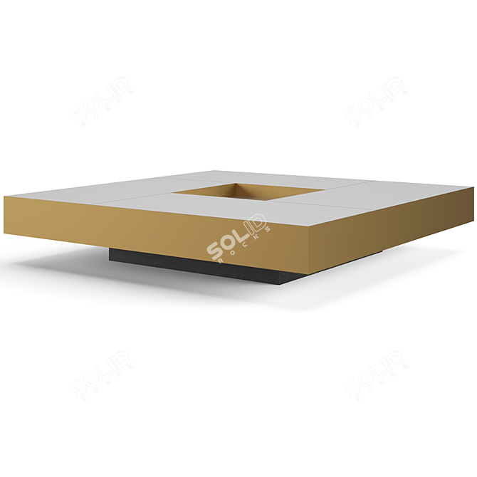 Elegant Eichholtz Coffee Tables Set 3D model image 5